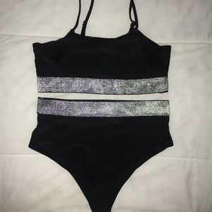 black bikini